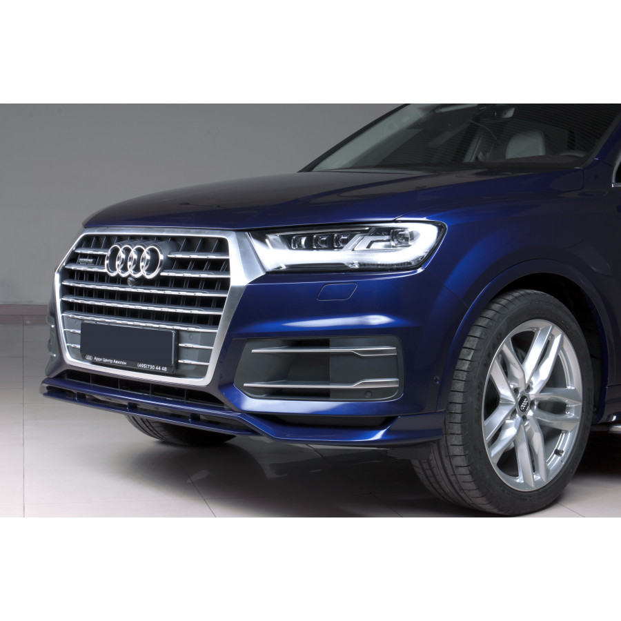 Сплиттер переднего бампера Audi Q7