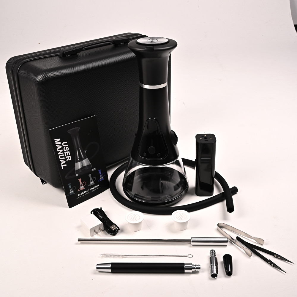 Электронный кальян с подсветкой Electronic Hookah Black