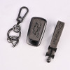 Чехол брелок для ключа Chevrolet Серый 3 кнопки тип А Чехол брелок для ключа Chevrolet Серый 3 кнопки тип А