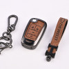 Чехол брелок для ключа Chevrolet коричневый 4 кнопки тип А Чехол брелок для ключа Chevrolet коричневый 4 кнопки тип А
