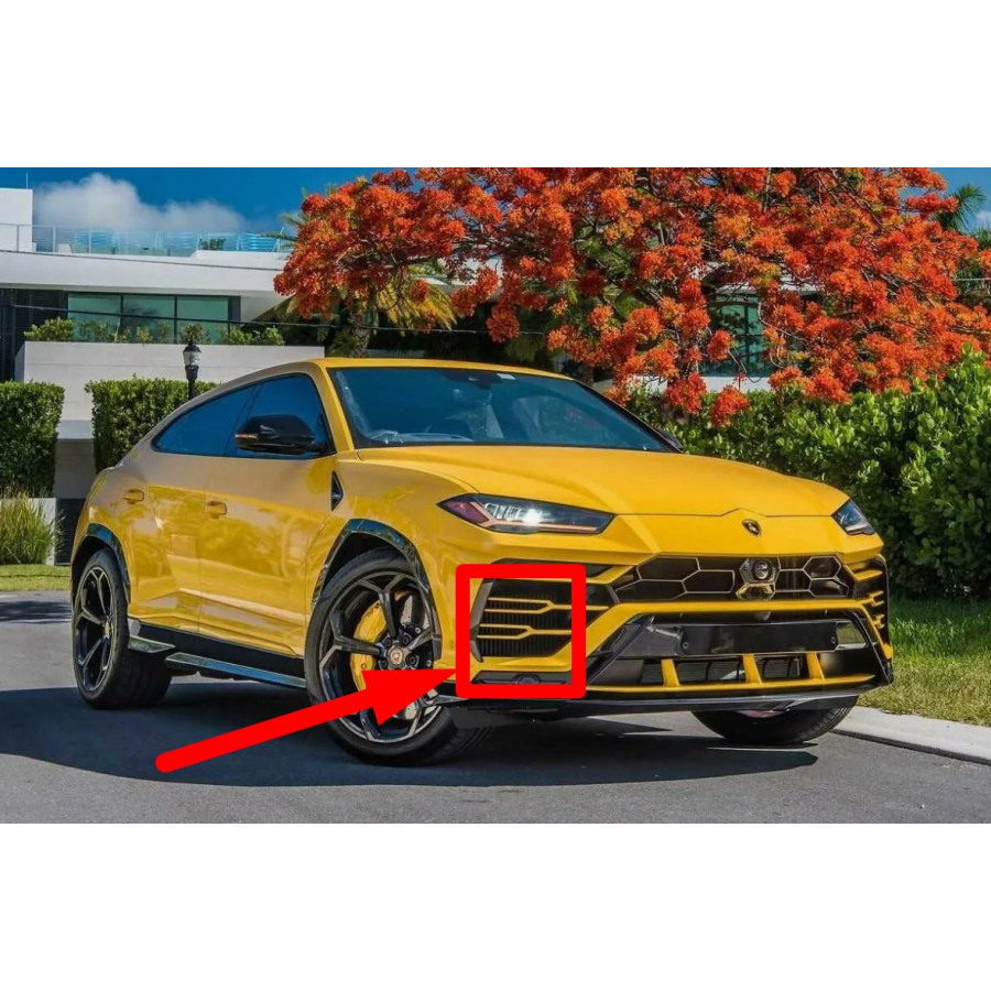 Передний радиатор Lamborghini Urus правый