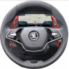 Накладки на подрулевые лепестки Skoda RS, VRS, Enyaq, IA Накладки на подрулевые лепестки Skoda RS, VRS, Enyaq, IA