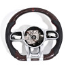 Карбоновый руль для Mercedes-Benz черно-красный с обогревом Карбоновый руль для Mercedes-Benz черно-красный с обогревом