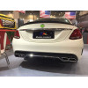 Накладка на задний бампер для Mercedes-Benz C W205 C180 C200 C260L Накладка на задний бампер для Mercedes-Benz C W205 C180 C200 C260L