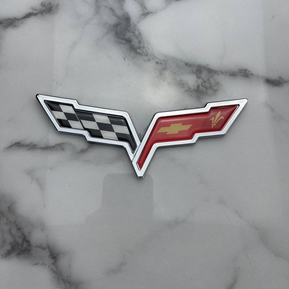 Шильдик corvette пластик
