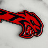 Шильдик Dodge SRT Металлический красный Шильдик Dodge SRT Металлический красный