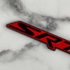 Шильдик Dodge SRT Металлический красный Шильдик Dodge SRT Металлический красный