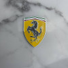 Шильдик Ferrari металлический Желтый Шильдик Ferrari металлический Желтый