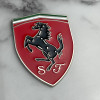 Шильдик Ferrari металлический Красный Шильдик Ferrari металлический Красный