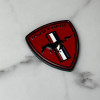 Шильдик Ford Mustang Красный металлический Шильдик Ford Mustang Красный металлический